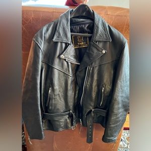 UNIK Premium black leather jacket